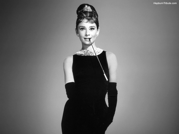 Audrey Hepburn Style, Black Dress