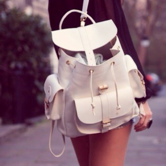 white-backpack-style