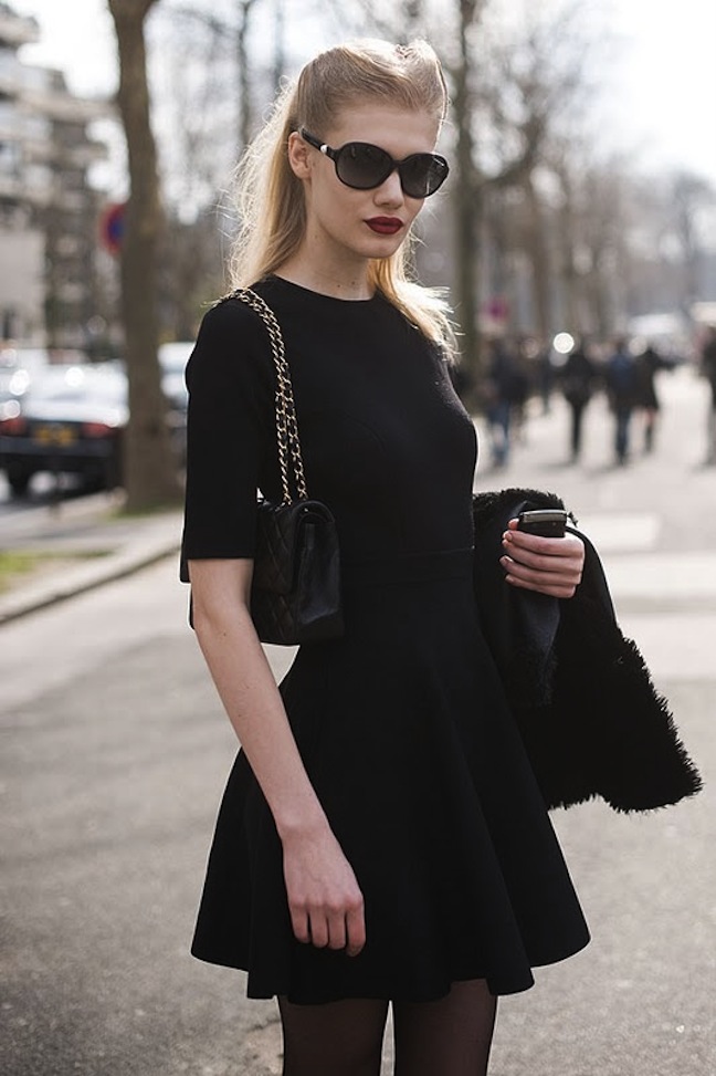 black-dress-street-style
