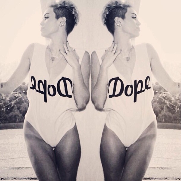 Miley-Cyrus-dope-one-piece-bikini