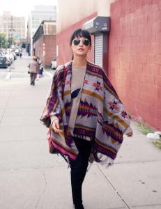 So BLANKETS Are The New Street Style Thing? | Fashion Tag